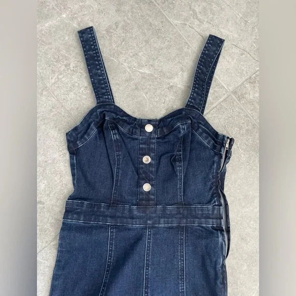 Guess Sleeveless Jean Dress - Picture 3 of 5